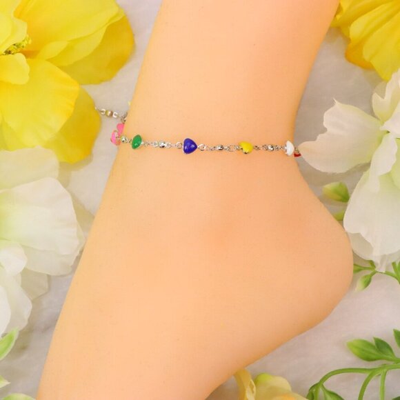 Minimalist Anklet, Sleek & Modern Design, Women’s Fashion, YC110076-A - Picture 4 of 10